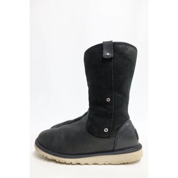 UGG AUSTRALIA Malindi Convertible Black 7 Women Shearling Lined Winter Boots - Picture 3 of 10